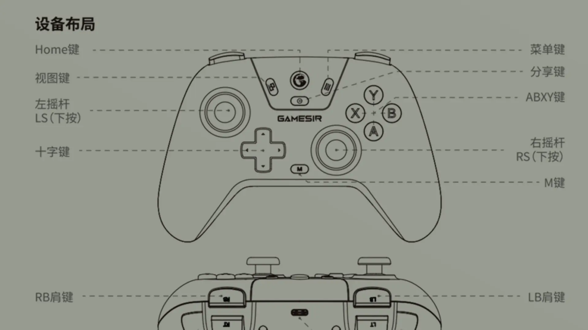 启明星无线手柄说明书
